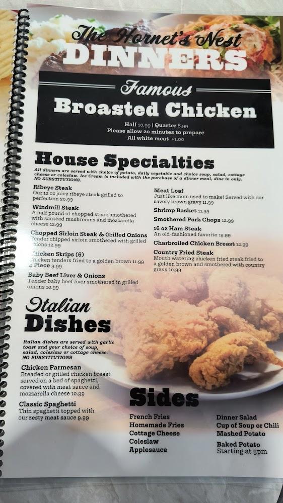 The Hornets Nest Menu image 2